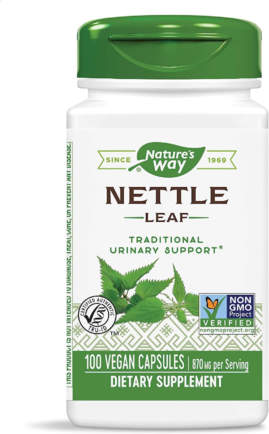 Nature's Way nettle leaf 435mg bottle front view for daily wellness
