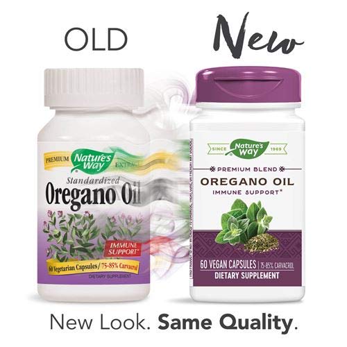 Nature's Way oregano oil capsules in vegetarian form for daily wellness
