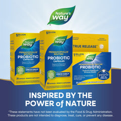 Nature's Way Primadophilus Reuteri for on-the-go daily digestive and immune support.