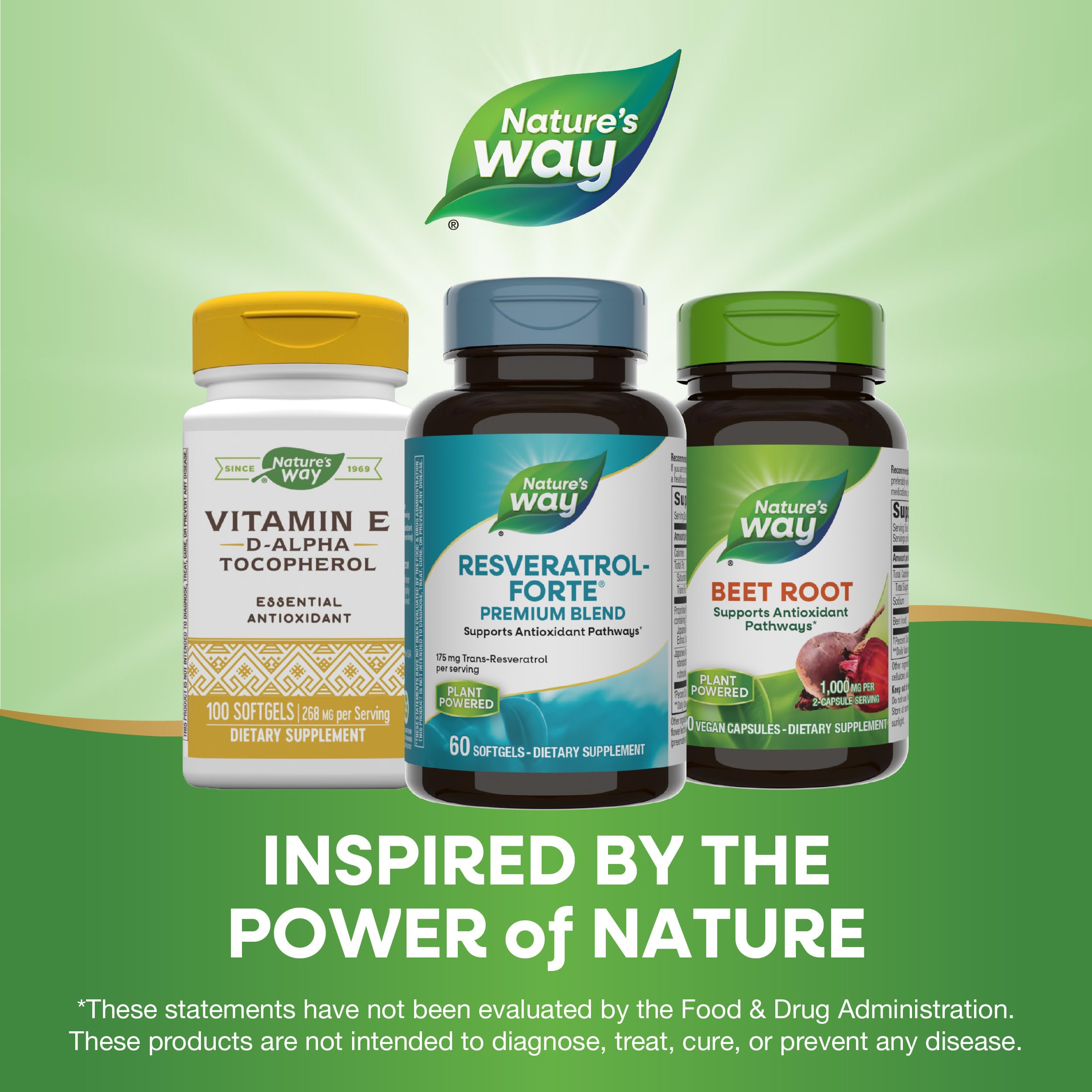 Illustration of Nature's Way Resveratrol-Forte natural extracts from grapes and knotweed