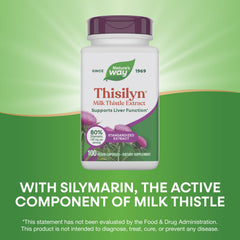 Nature's Way Thisilyn vegan gluten-free icon on packaging.