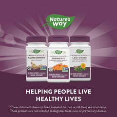 Nature's Way Turmeric Max Potency wellness display for customers