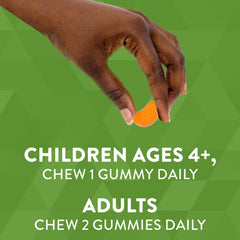 Nature's Way Vitamin C Gummies suitable for kids 4 and up and adults.