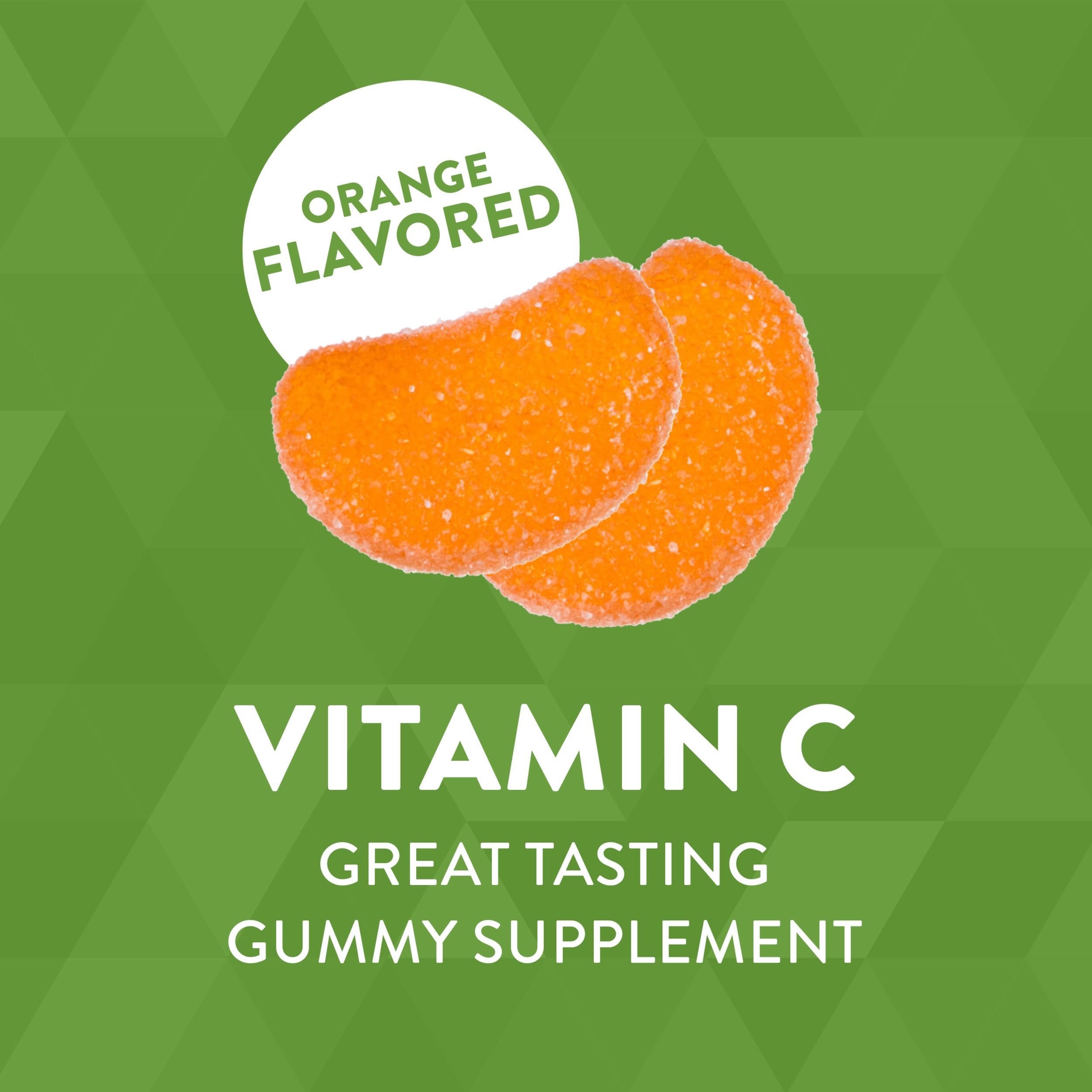 Nature's Way Vitamin C Gummies deliver 250 mg per serving for daily resilience.