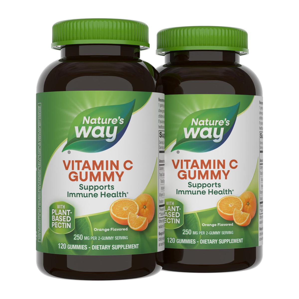 Nature's Way Vitamin C Gummies in orange flavor for immune support.
