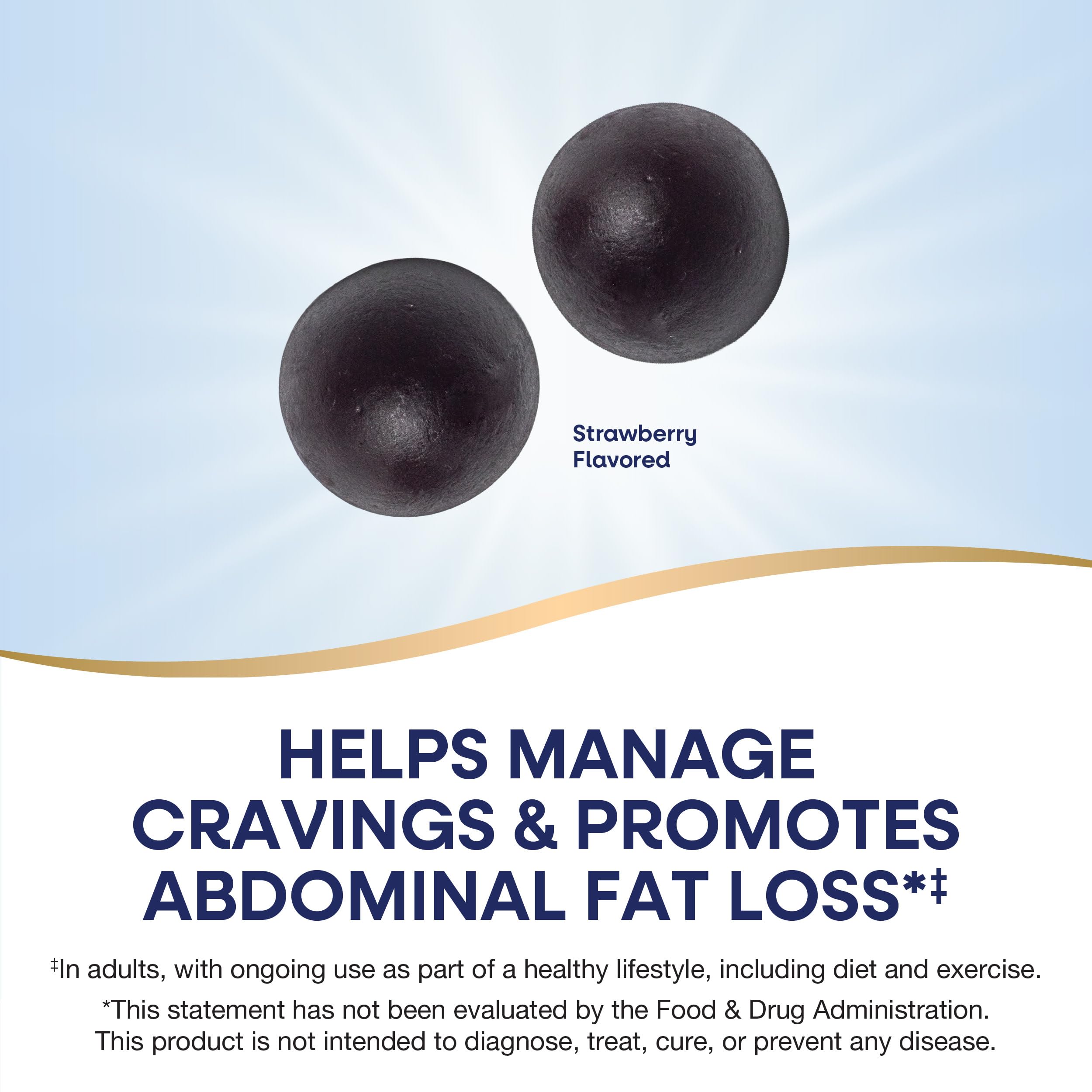 Nature's Way Weight Manager Gummy cravings visual suggests craving control support.