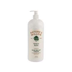 Nature's Willow Willow Balm bottle shown, fragrance-free formula for daily joint and muscle comfort.