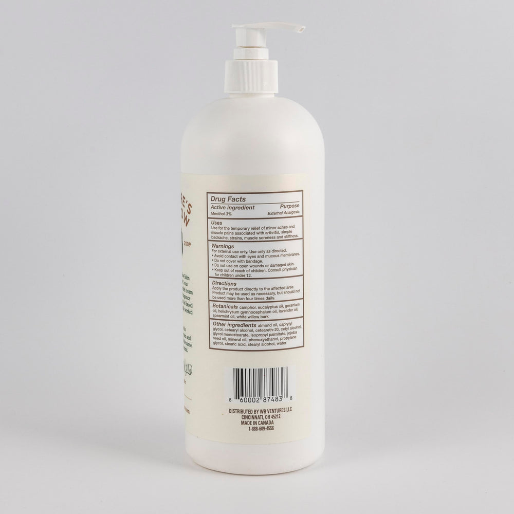 Nature's Willow Willow Balm 32 oz bottle signals value for ongoing use.