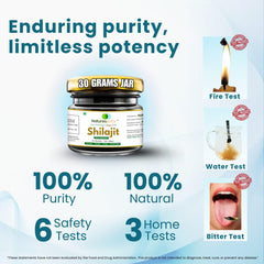 Shilajit resin dissolving in water for a simple daily tonic.