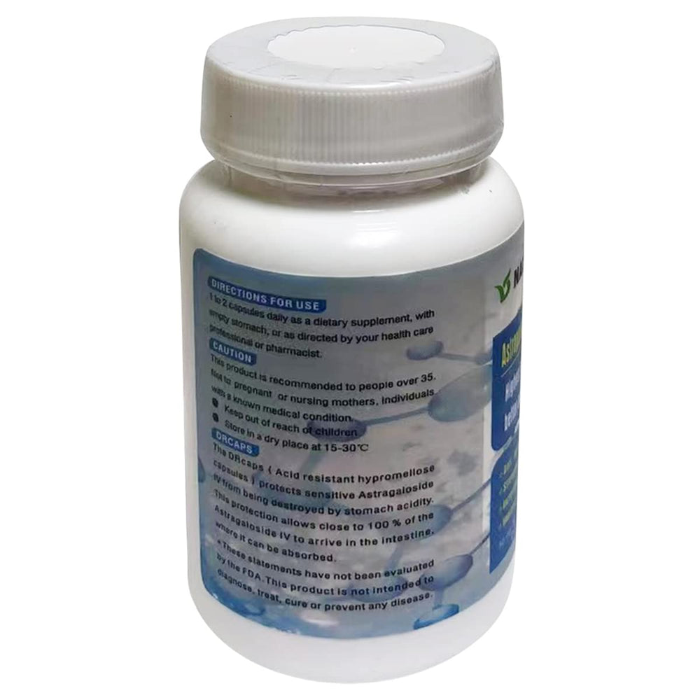 Nature'sbliss astragalus iv capsules arranged for wellness routine.