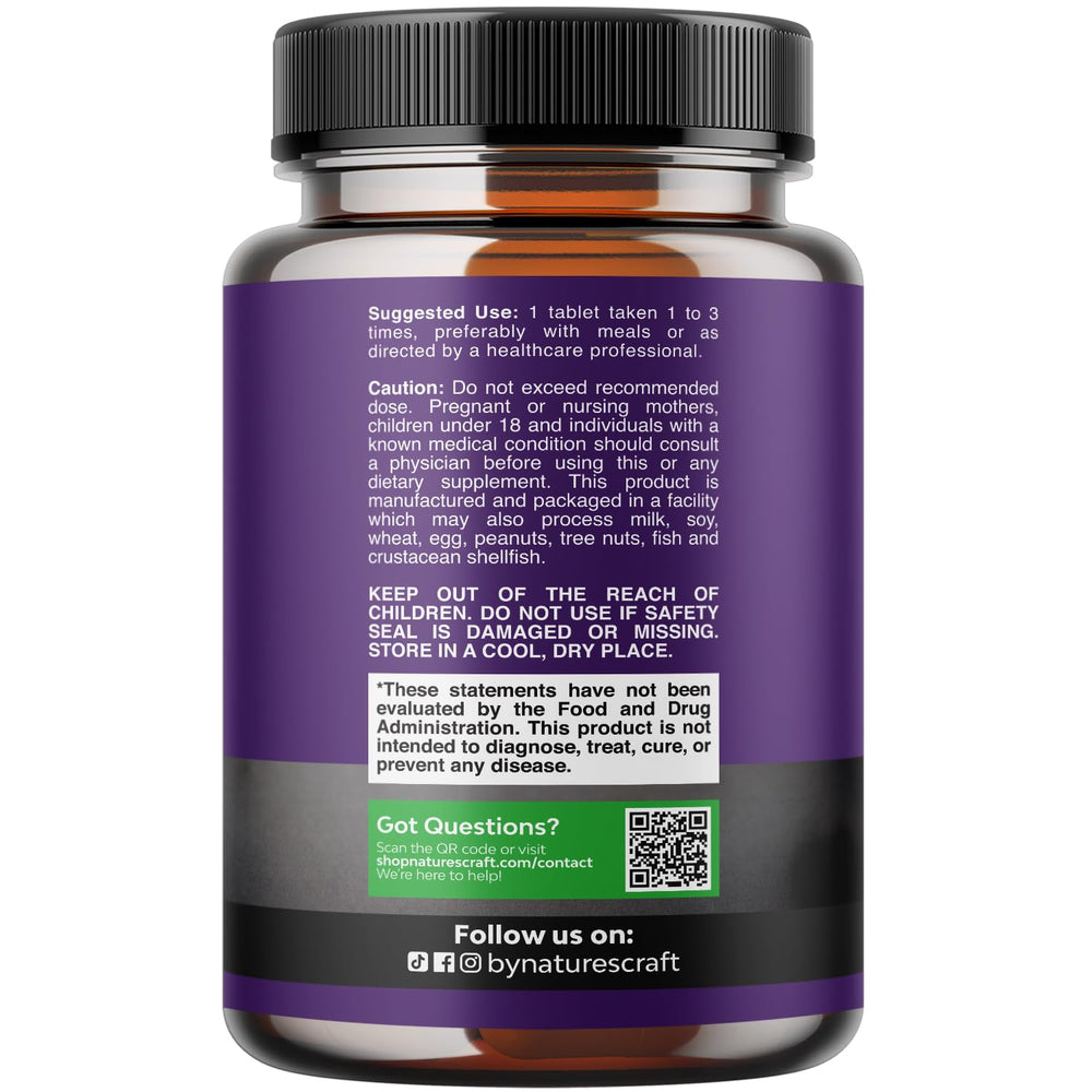 Natures Craft organic root powder view highlights adaptogen power for mood balance