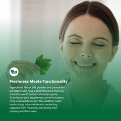 Nature's Craft Chanca Piedra extract suggests digestive comfort component.