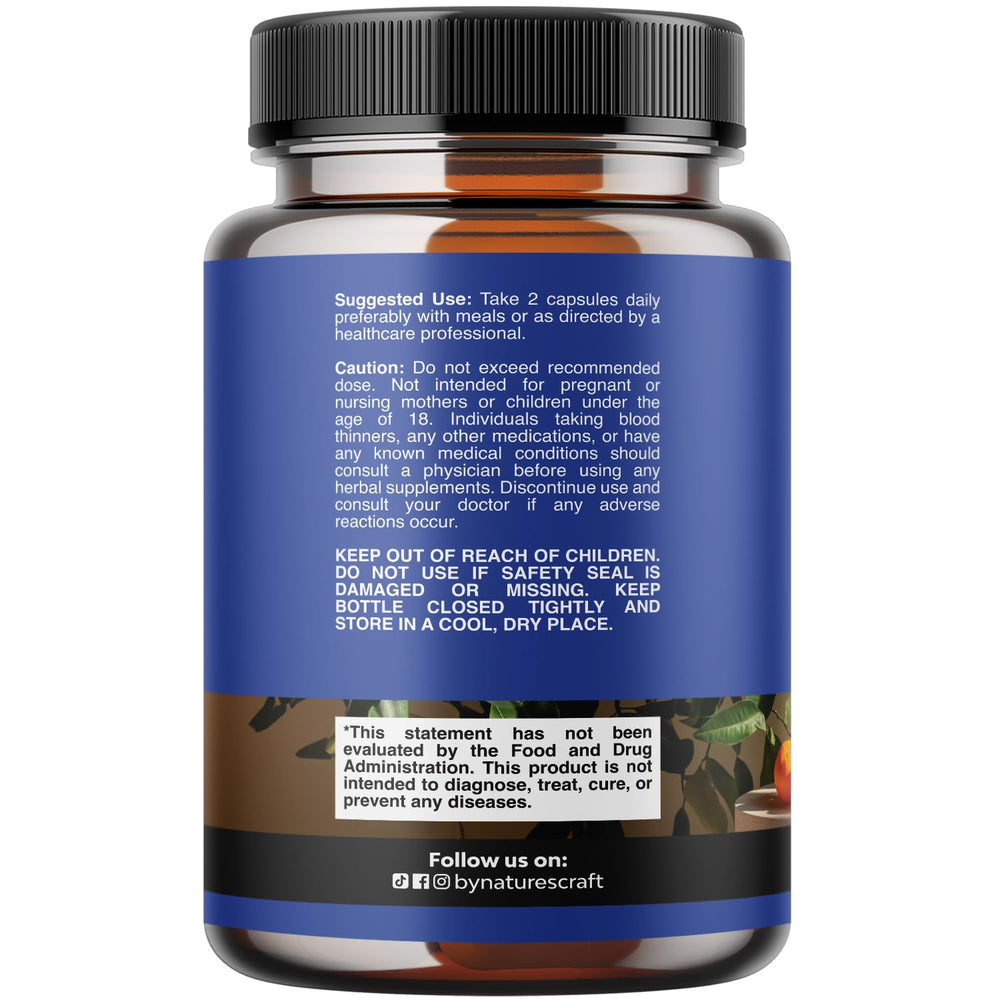 Nature's Craft Diosmin Hesperidin capsules for easy daily dosing
