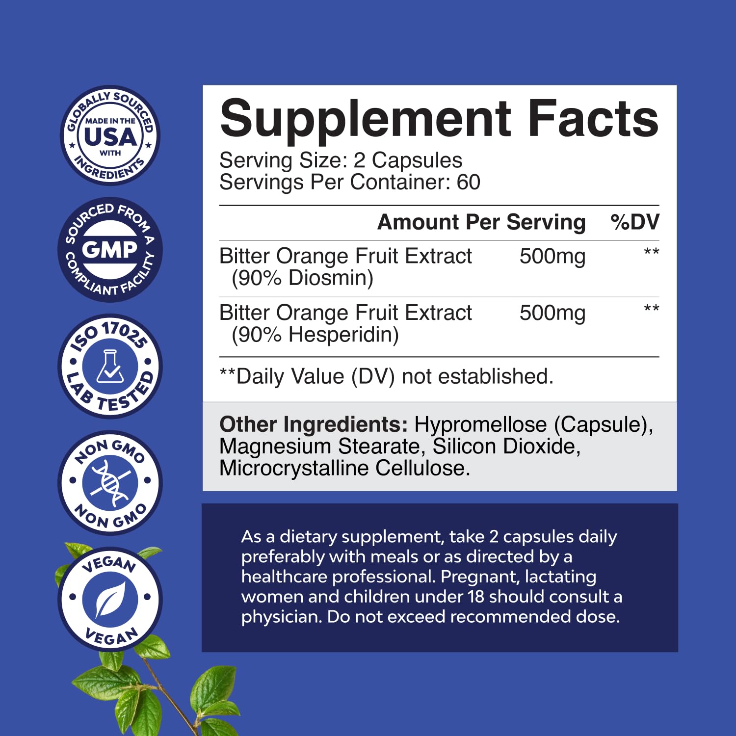Nature's Craft vein support packaging shows complete supplement set