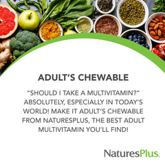 NaturesPlus Adults Chewable Pineapple 90-tablet serving pack for ongoing use.