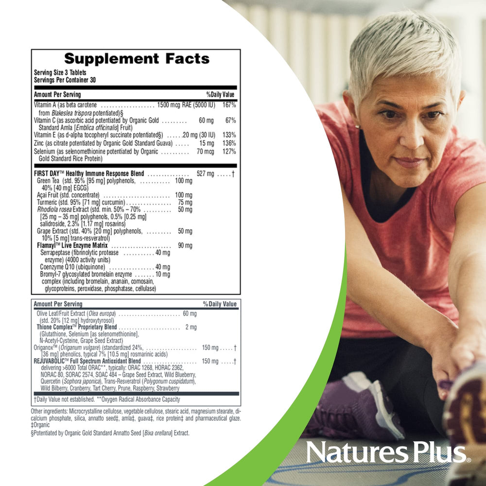 NaturesPlus AgeLoss allergen-free symbol indicates broad compatibility