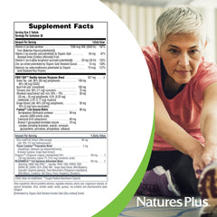 NaturesPlus AgeLoss allergen-free symbol indicates broad compatibility