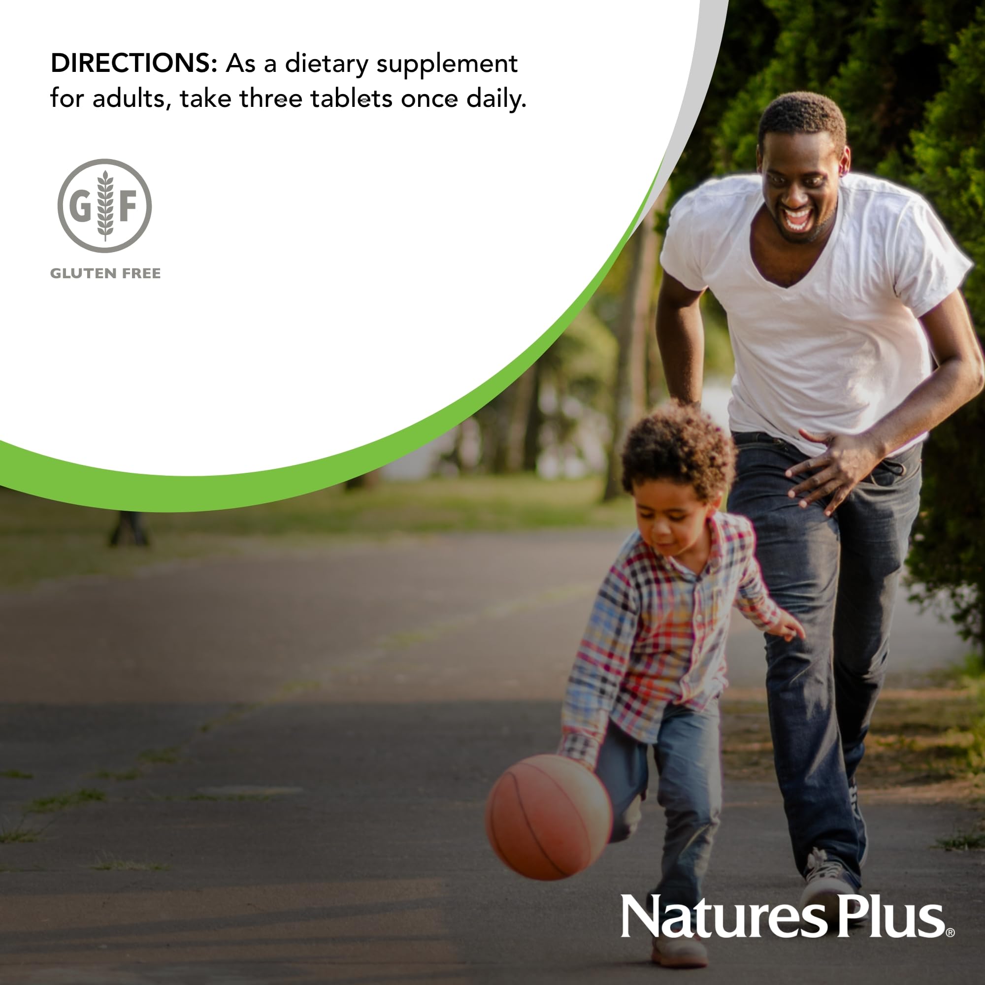 NaturesPlus AgeLoss Hair Support in hand suggests easy daily dosing.