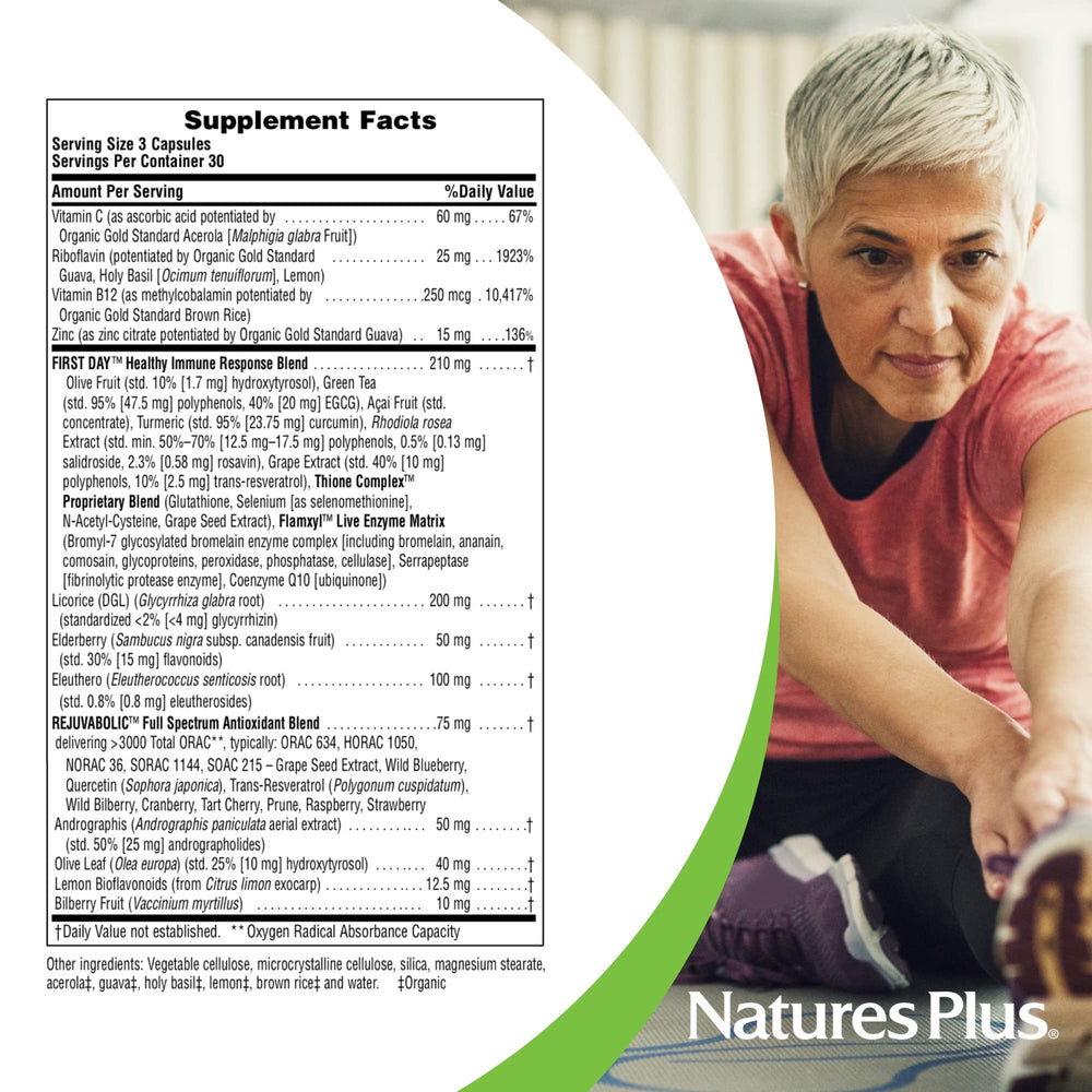NaturesPlus AgeLoss lemon bioflavonoids emphasizing respiratory benefits