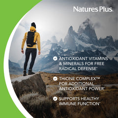 NaturesPlus AgeLoss tablets being poured show daily serving convenience