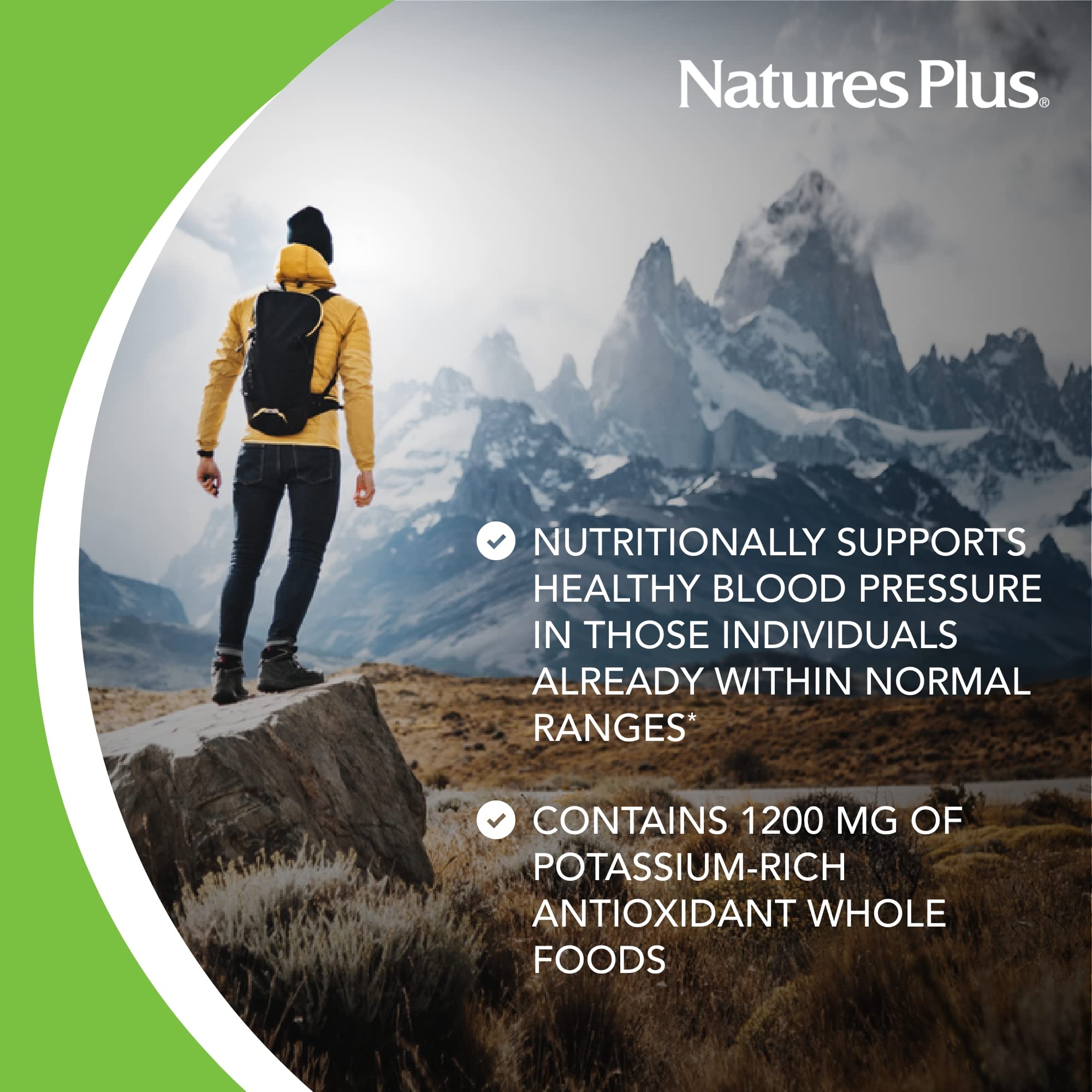 NaturesPlus AgeLoss dose dispense demonstrating measured daily servings