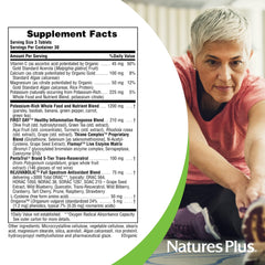 NaturesPlus AgeLoss ingredients blend featuring whole foods and botanicals