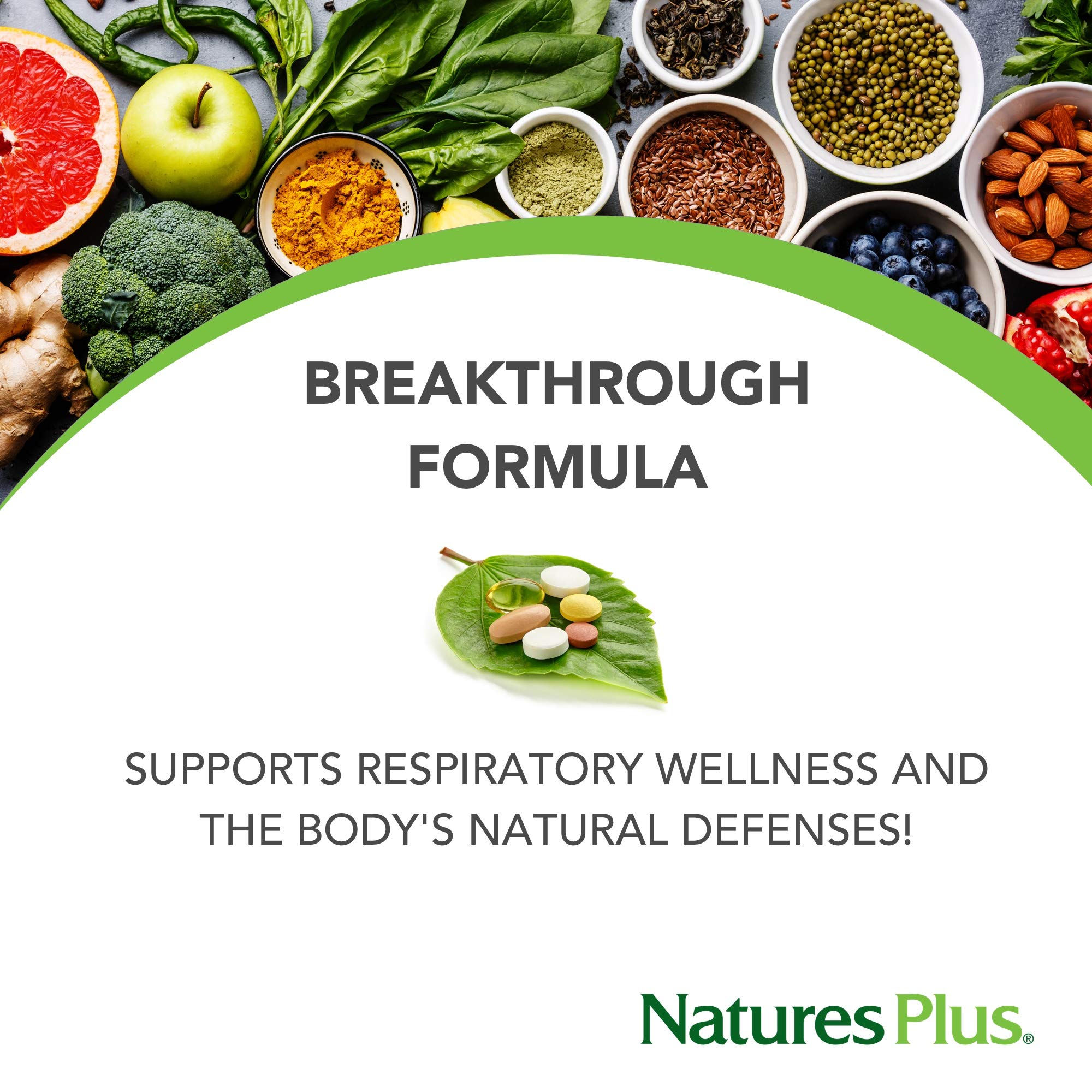 Seven-herbal Aller-7 blend visualized for holistic support.