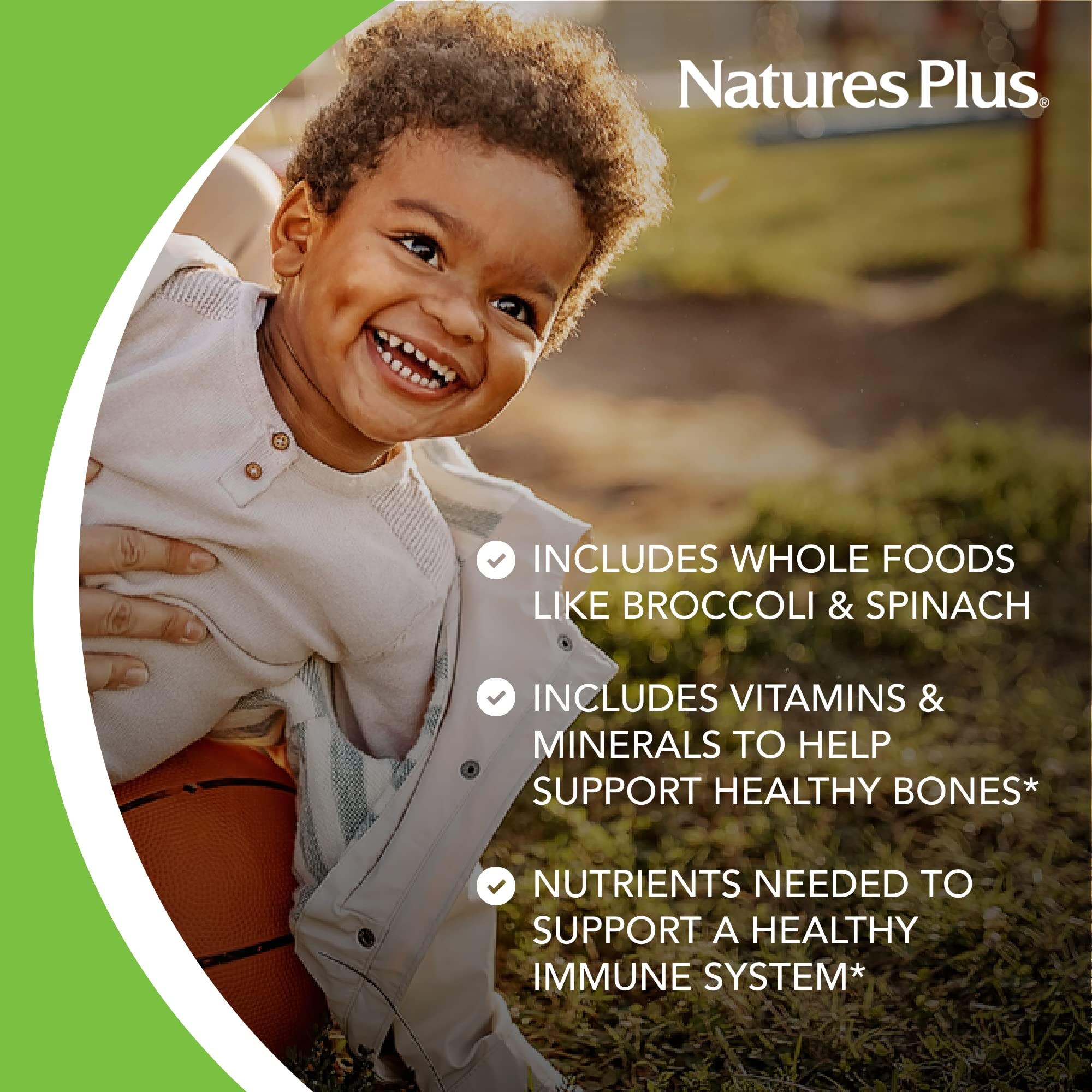 NaturesPlus Animal Parade complete vitamin and mineral blend in chewable tablets.