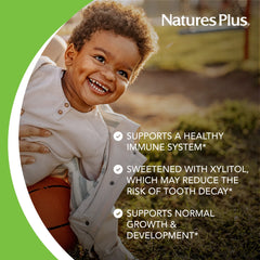 NaturesPlus Animal Parade Gold packaging highlights vitamins and minerals