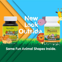 NaturesPlus KidGreenz animal-shaped tablets for kid-friendly nutrition