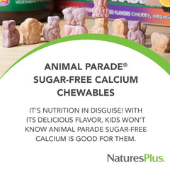 NaturesPlus Animal Parade two-bottle pack layout highlighting convenience.