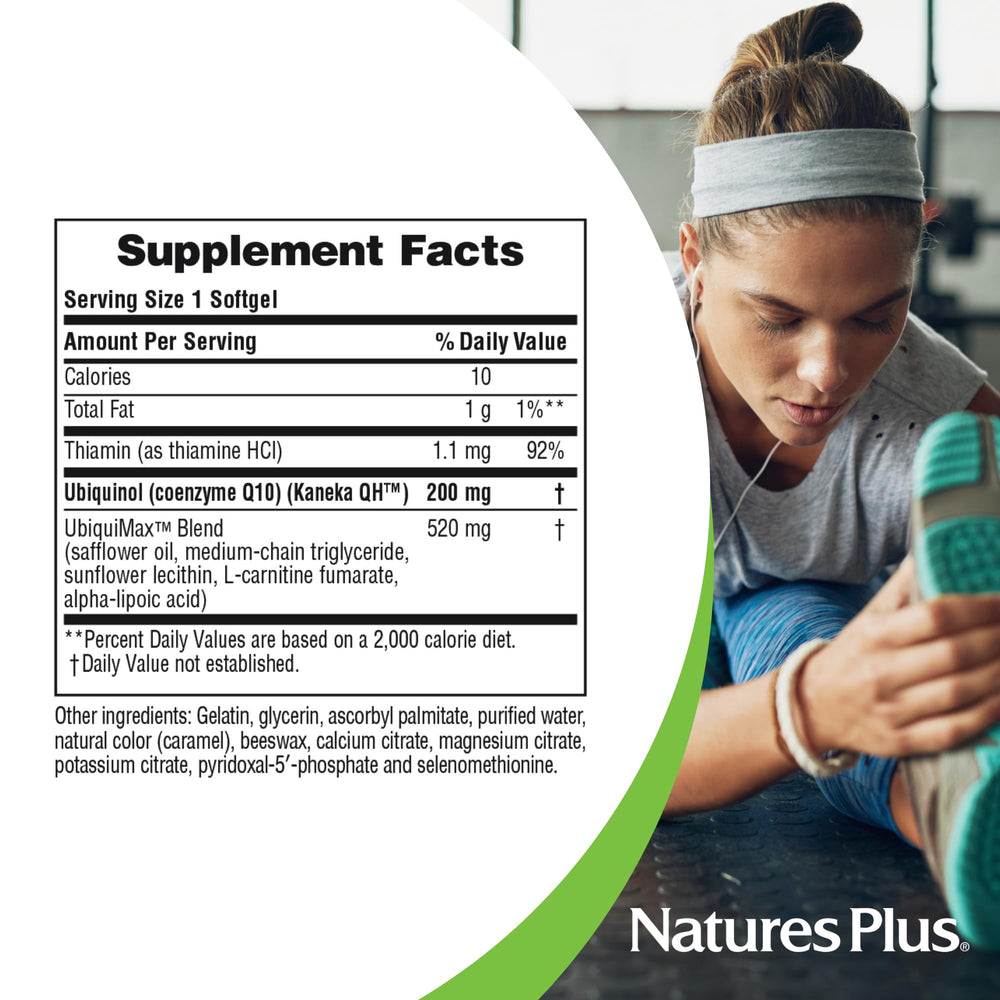 NaturesPlus Beyond CoQ10 packaging is shelf-ready for easy storage.