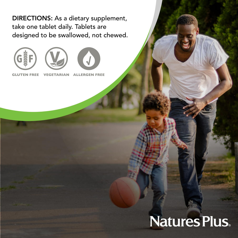 NaturesPlus Bromelain packaging box, gluten-free formulation.