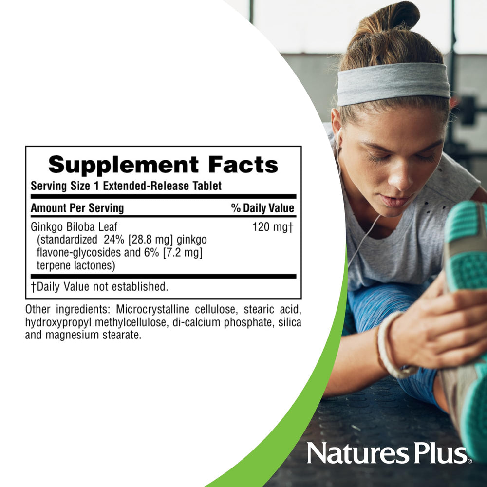 Packaging shows extended-release benefits for focused daily routines