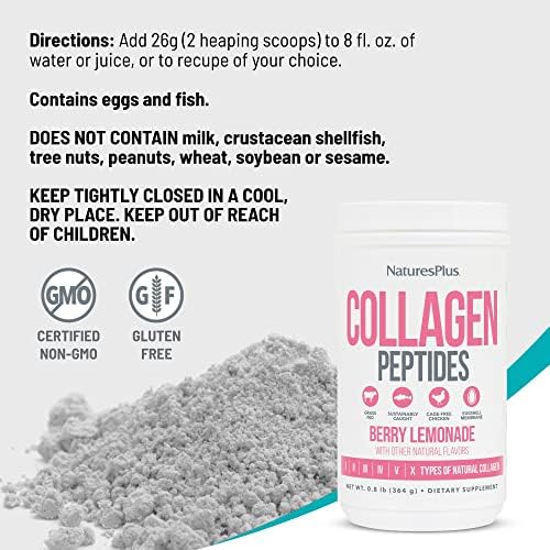 NaturesPlus Collagen Peptides Berry Lemonade daily routine — convenient wellness addition.