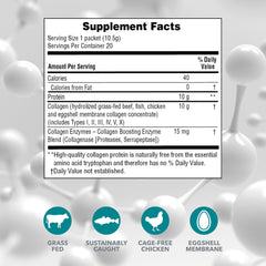 NaturesPlus Collagen Peptides packets close-up—on-the-go beauty and wellness support