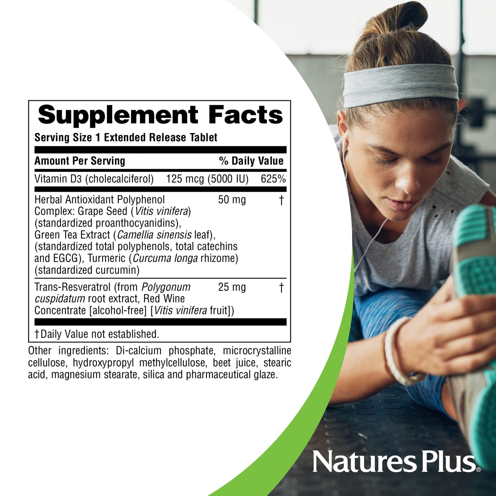 NaturesPlus vitamin D3 new look packaging design preserving quality.