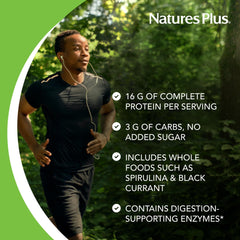 NaturesPlus Energy Shake new packaging design indicating consistent quality.