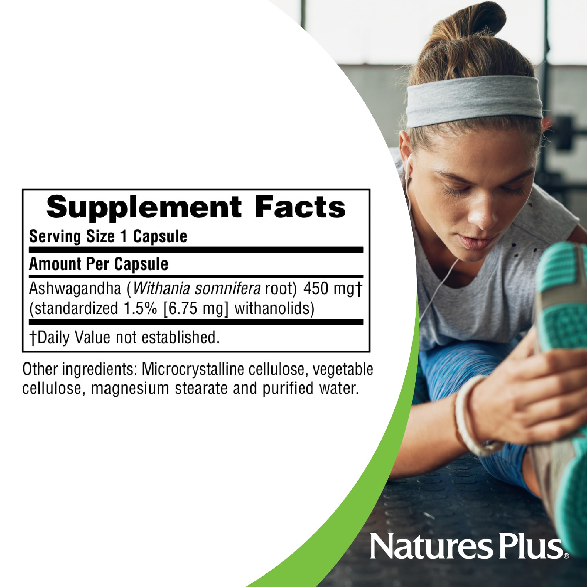 NaturesPlus facility badge showing cGMP FDA NSF registration