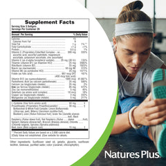 NaturesPlus Hema-Plex vegan gluten-free formulation on packaging.