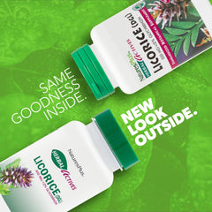 NaturesPlus Licorice DGL capsules arranged neatly for convenient daily supplementation.