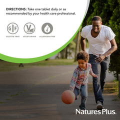 NaturesPlus Herbal Actives serving with water for daily routine