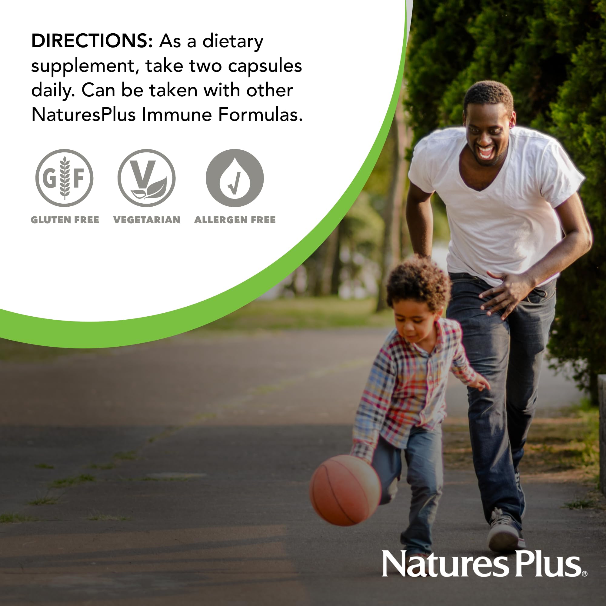 NaturesPlus Immune Boost packaging on kitchen counter ready for daily routine.