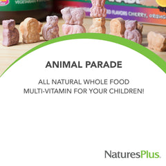 Close-up of NaturesPlus MagKidz animal-shaped chews for bite-sized fun
