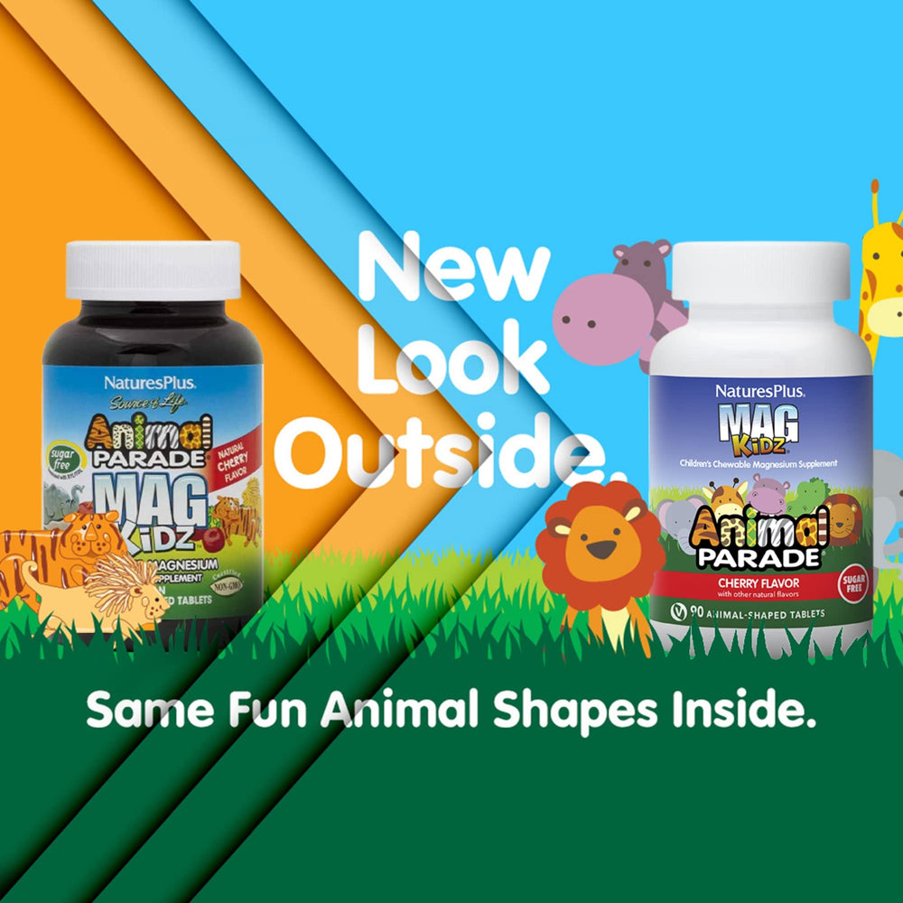 NaturesPlus MagKidz cherry flavor chewables appeal to children