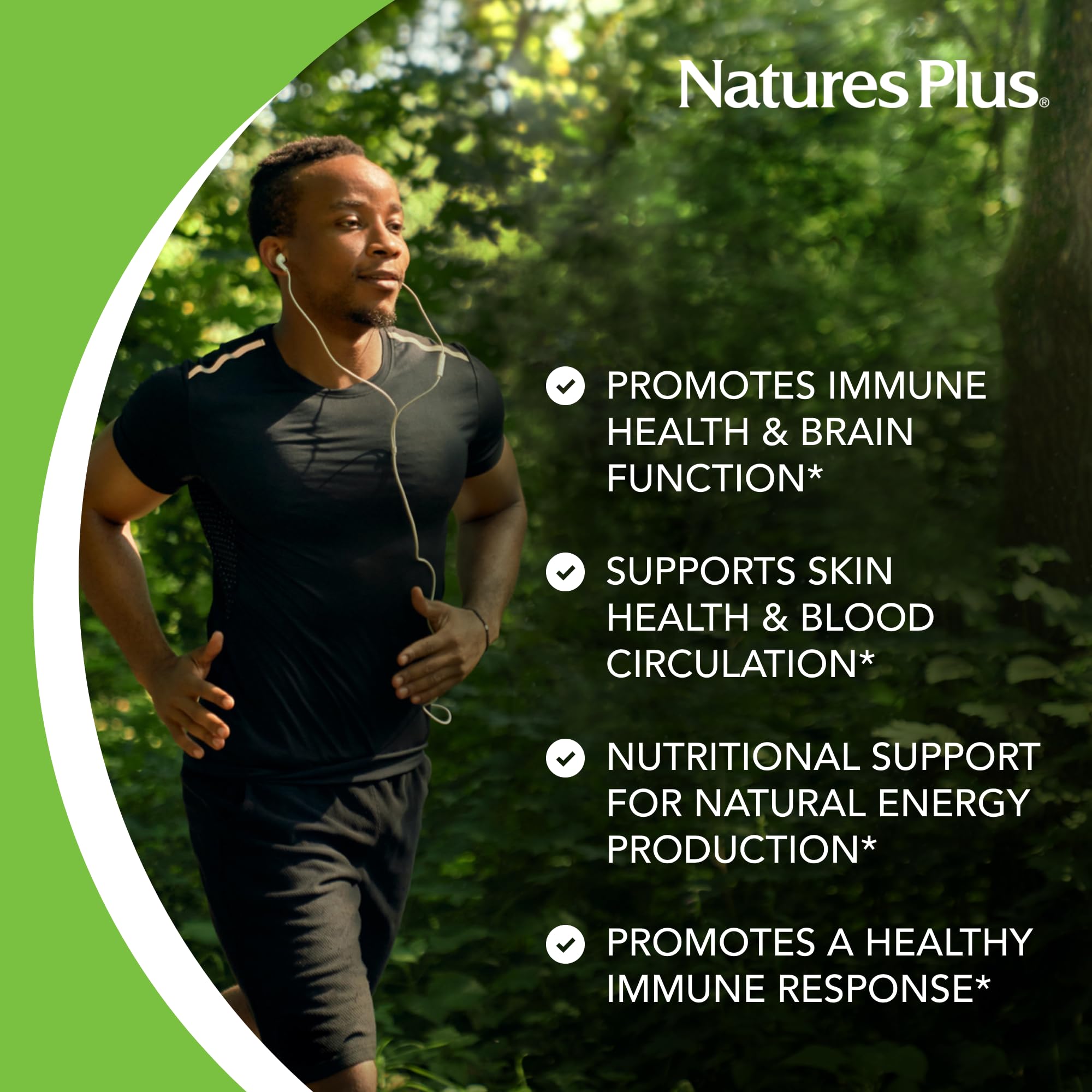 NaturesPlus Niacinamide tablets image shows 1000 mg sustained release