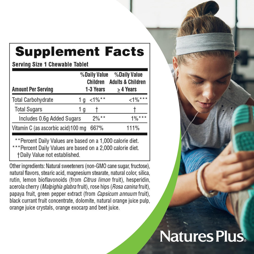 NaturesPlus Orange Juice Jr. free from artificial colors and preservatives.