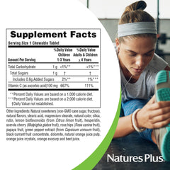NaturesPlus Orange Juice Jr. free from artificial colors and preservatives.