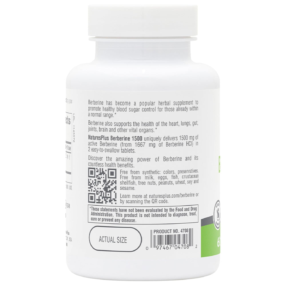 NaturesPlus PRO Berberine bottle on counter for daily metabolism support.