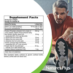 Softgels on a nightstand for nighttime routine support